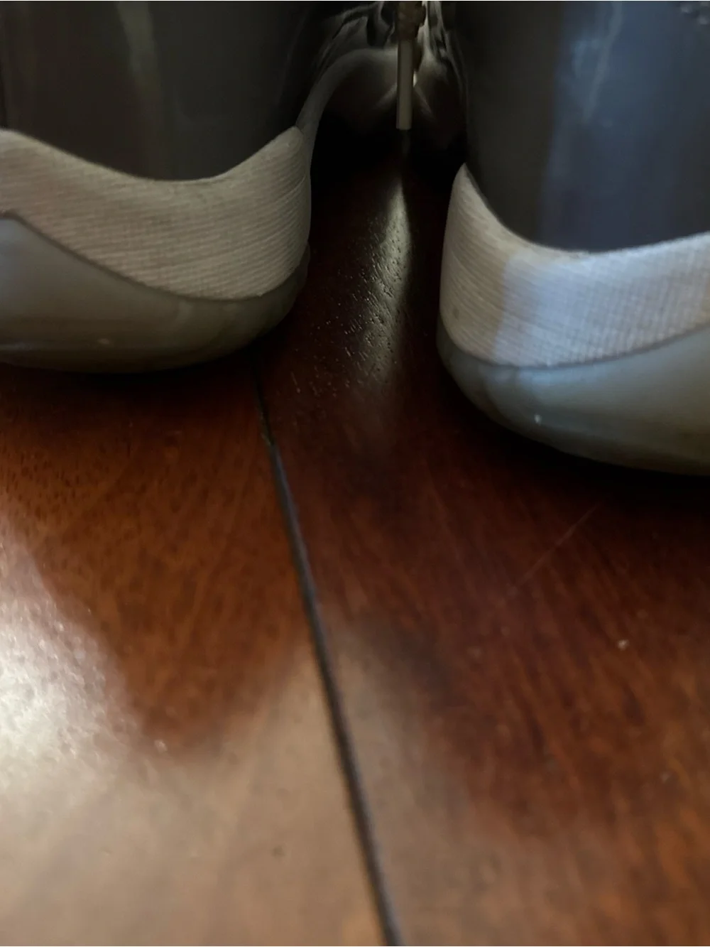 Jordan Little Kids Grey and White High-Top Sneakers